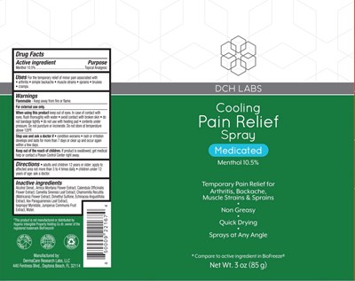 Label (Dch Cool3 36 3oz Cold Therapy Spray)